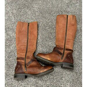 Bos&co Women’s Brown Leather Calf High Boots Size 37